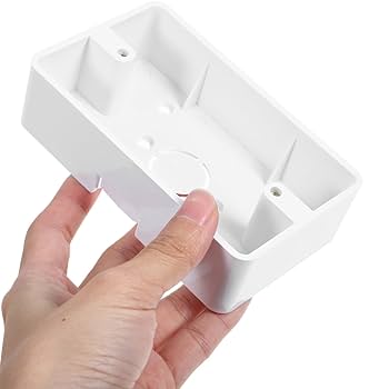 DOITOOL Surface Mount Outlet Box : 5 Pack Plastic Electrical
